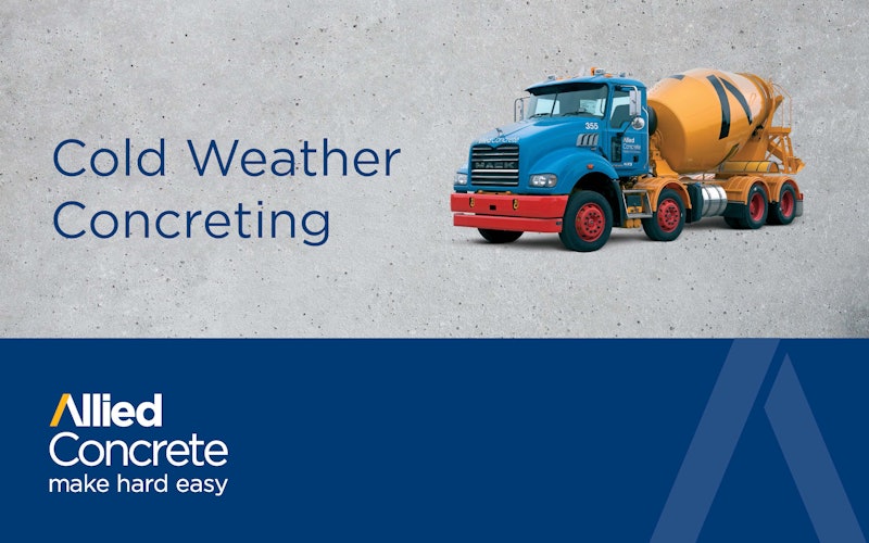 cold weather concreting - tips and tricks | Allied Concrete
