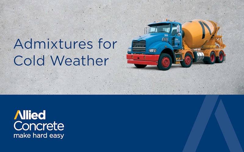 admixtures for winter concreting - tips and tricks | Allied Concrete
