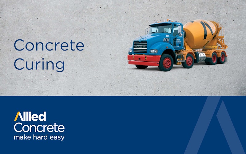 Concrete Curing tips and tricks - Allied Concrete