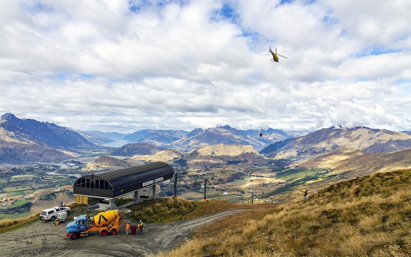 Coronet Peak Chairlift - Concrete Supply - Allied Concrete