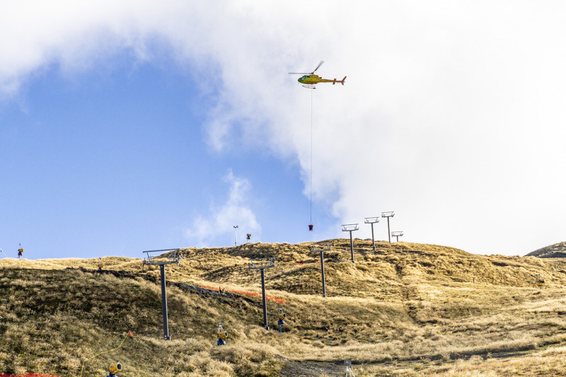 Coronet Peak Chairlift Construction - Allied Concrete